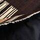 Dark Brown Beige Aesthetic Vintage Rug, 135x165Cm