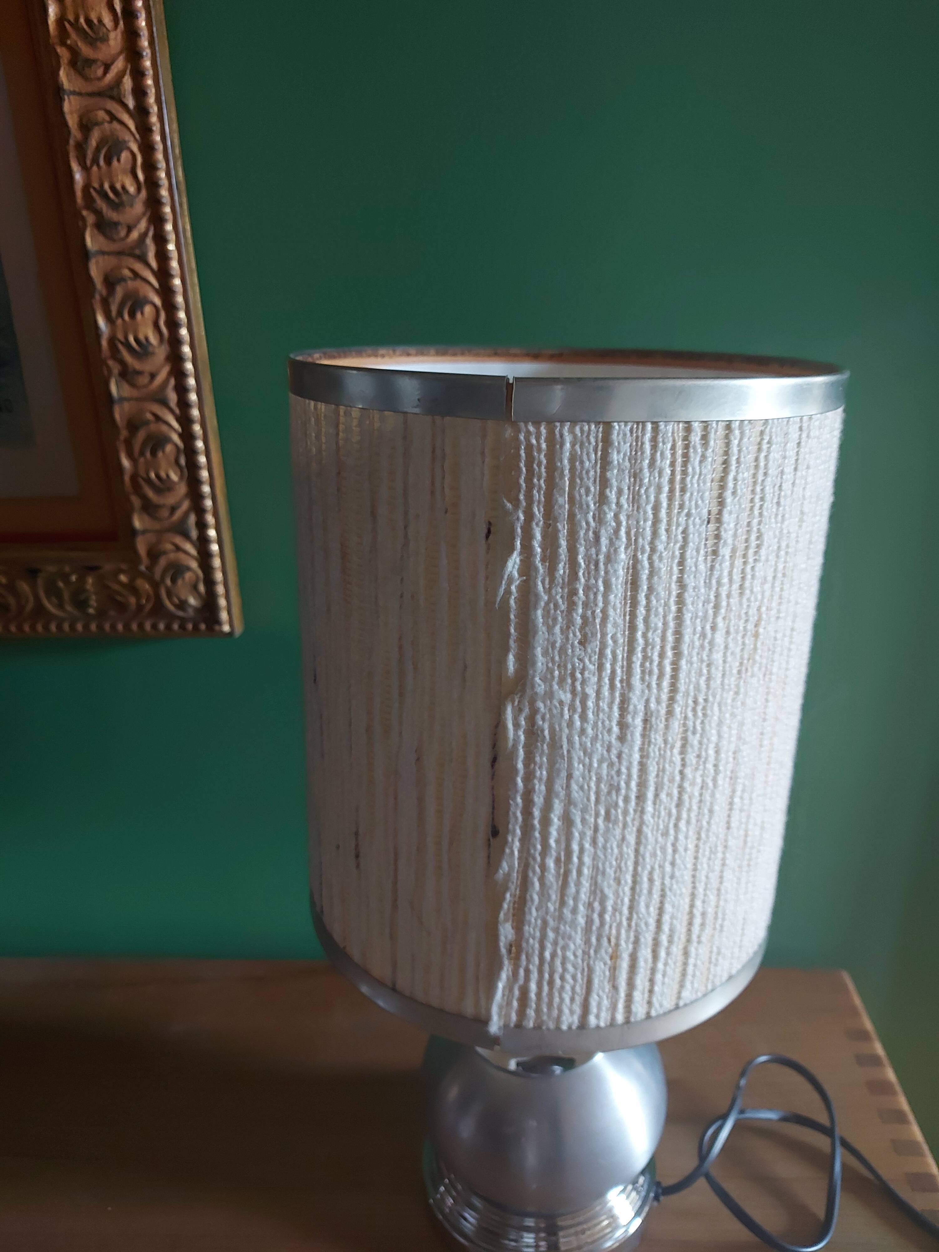 Vintage 70's metal lamp