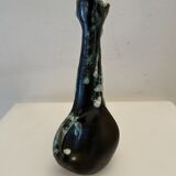 Old vase soliflore céramique " cyclops Annecy " Savoie, vintage 70'