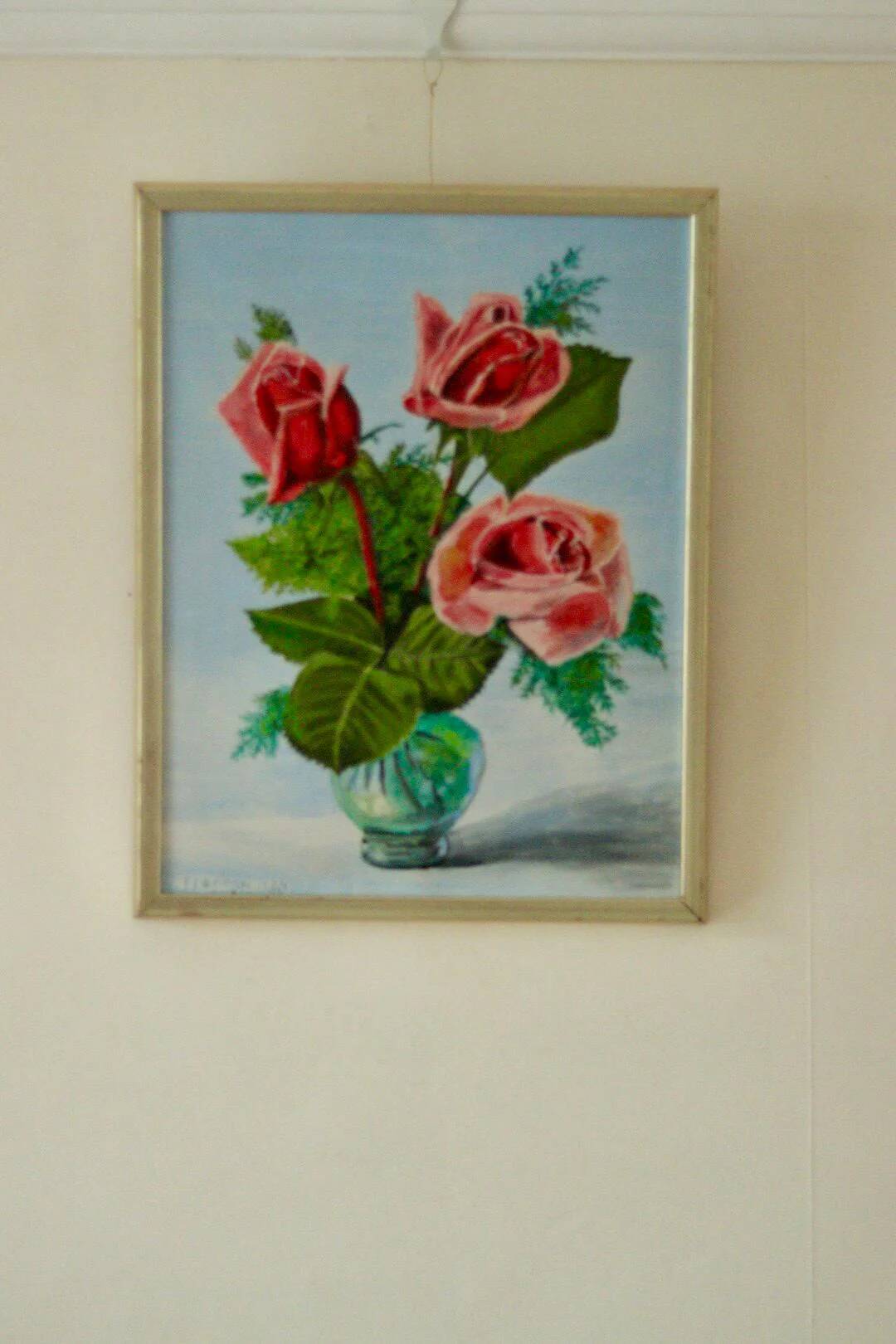 "Roses in a vase" Persson 1950