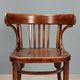 Antique Thonet armchairs in painted beech, walnut, Austria, 20th century