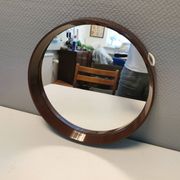 Miroir rétro des années 1970, de Danish Design, fabriqué au Danemark.