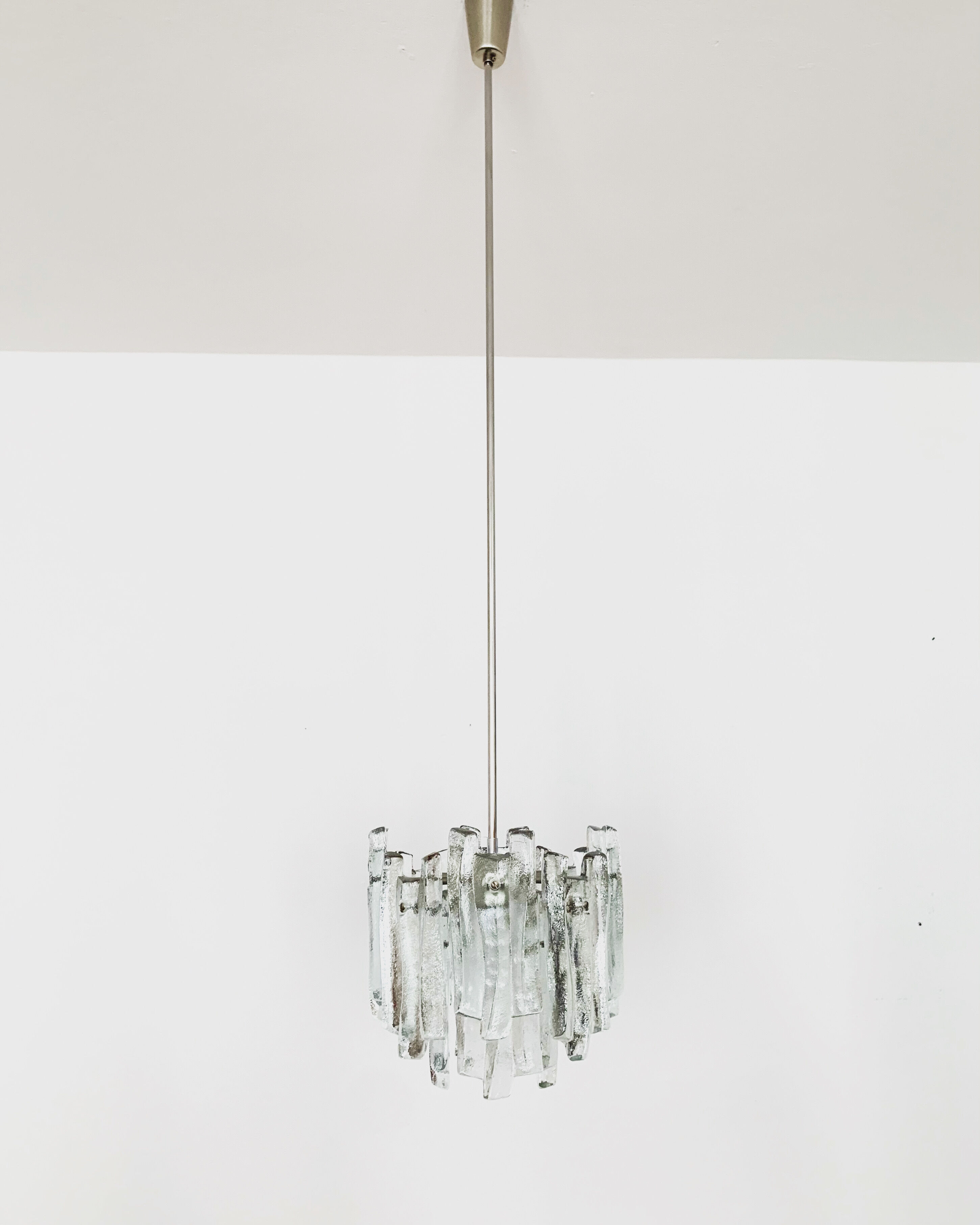 Ice glass chandelier by J.T. Kalmar