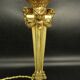 Large lamp stand with ram's heads in Louis XVI style - gilded bronze
