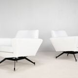 Studio Tecnico APA, Pair of Armchairs Model M530 for Lenzi. Italy C.1950