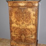 Louis Philippe period secretary in walnut veneer, 19th century.