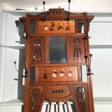 Vintage wardrobe coat rack