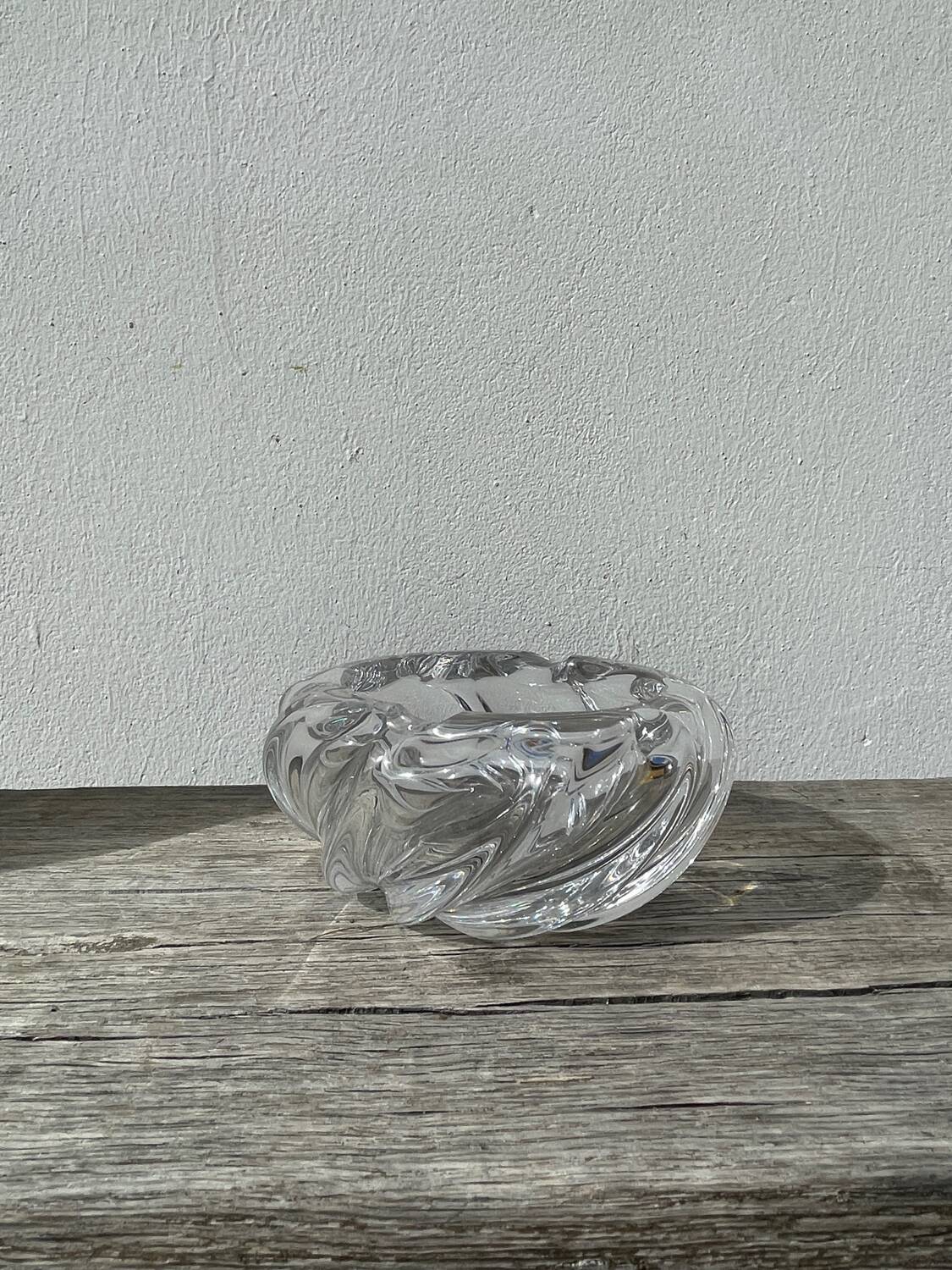 Val Saint Lambert crystal ashtray