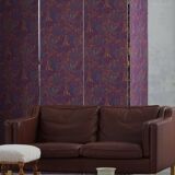 Stouby Møbelfabrik, two-seater sofa in mid-century style in brown leather, 1970s.