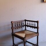 Vintage fireplace corner chair