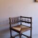 Vintage fireplace corner chair