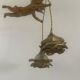 Angel chandelier, old art deco cherub 1930