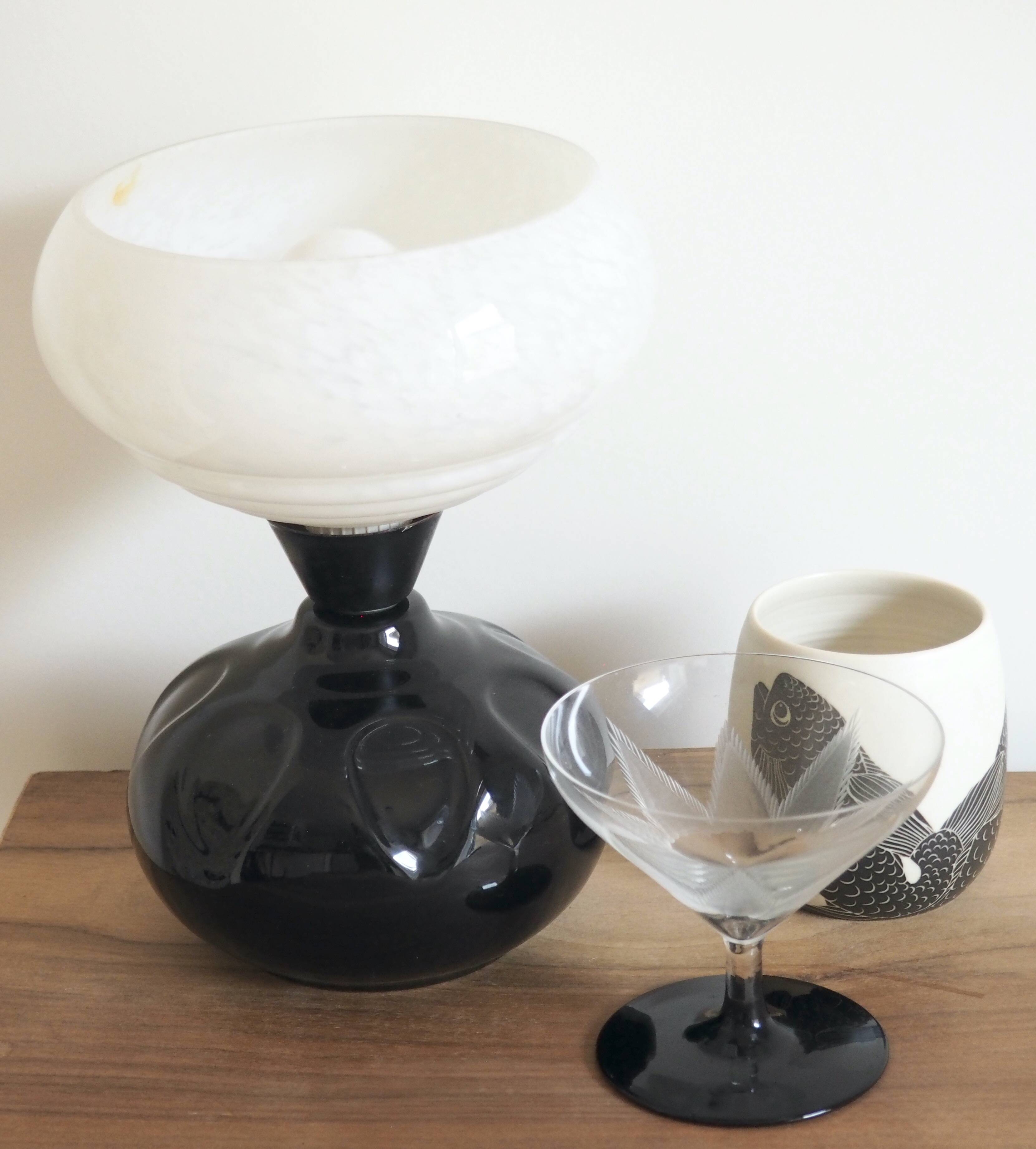 Clichy and ceramic lamp