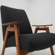 Pair of midcentury armchairs Czechoslovakia 1960s