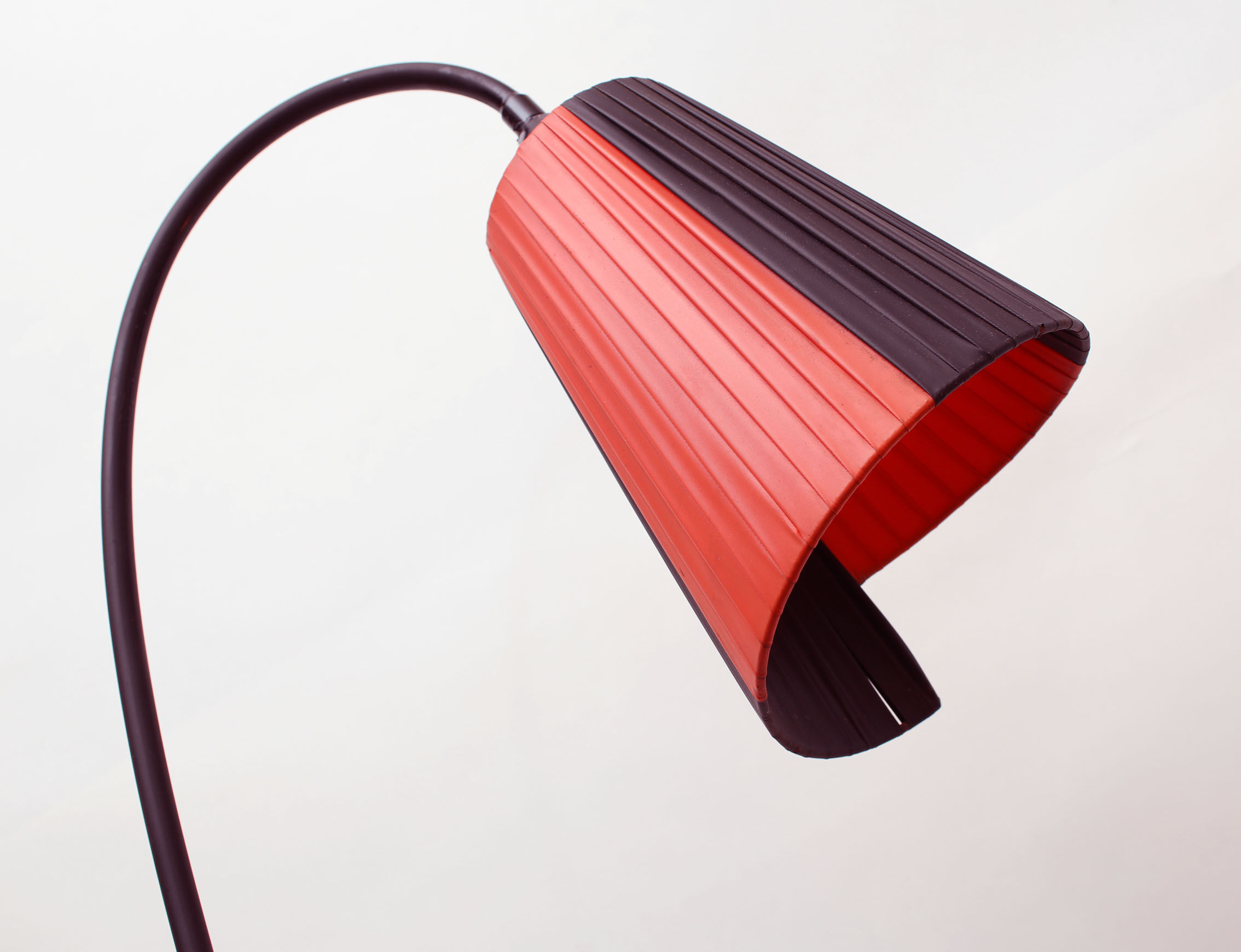 1950s French floor lamp in scoubidou