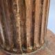 Louis XVI style column cannelee wooden pearl for sculpture
