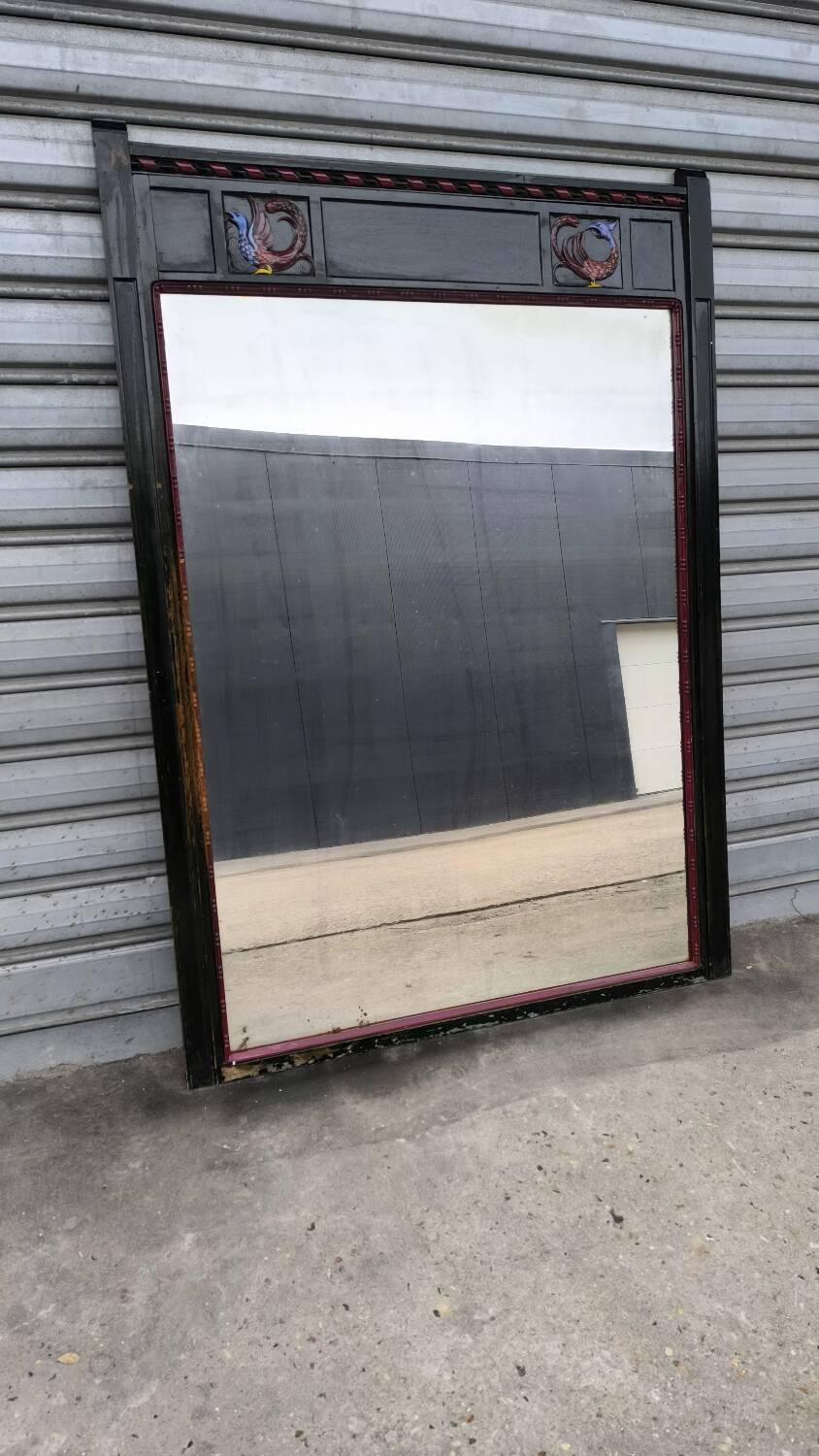 Japanese trumeau mirror, 1950s