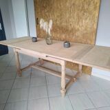 Table extensible en chêne massif rénové