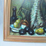 Still life, oil on canvas signed