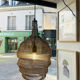 Wired metal luminaire