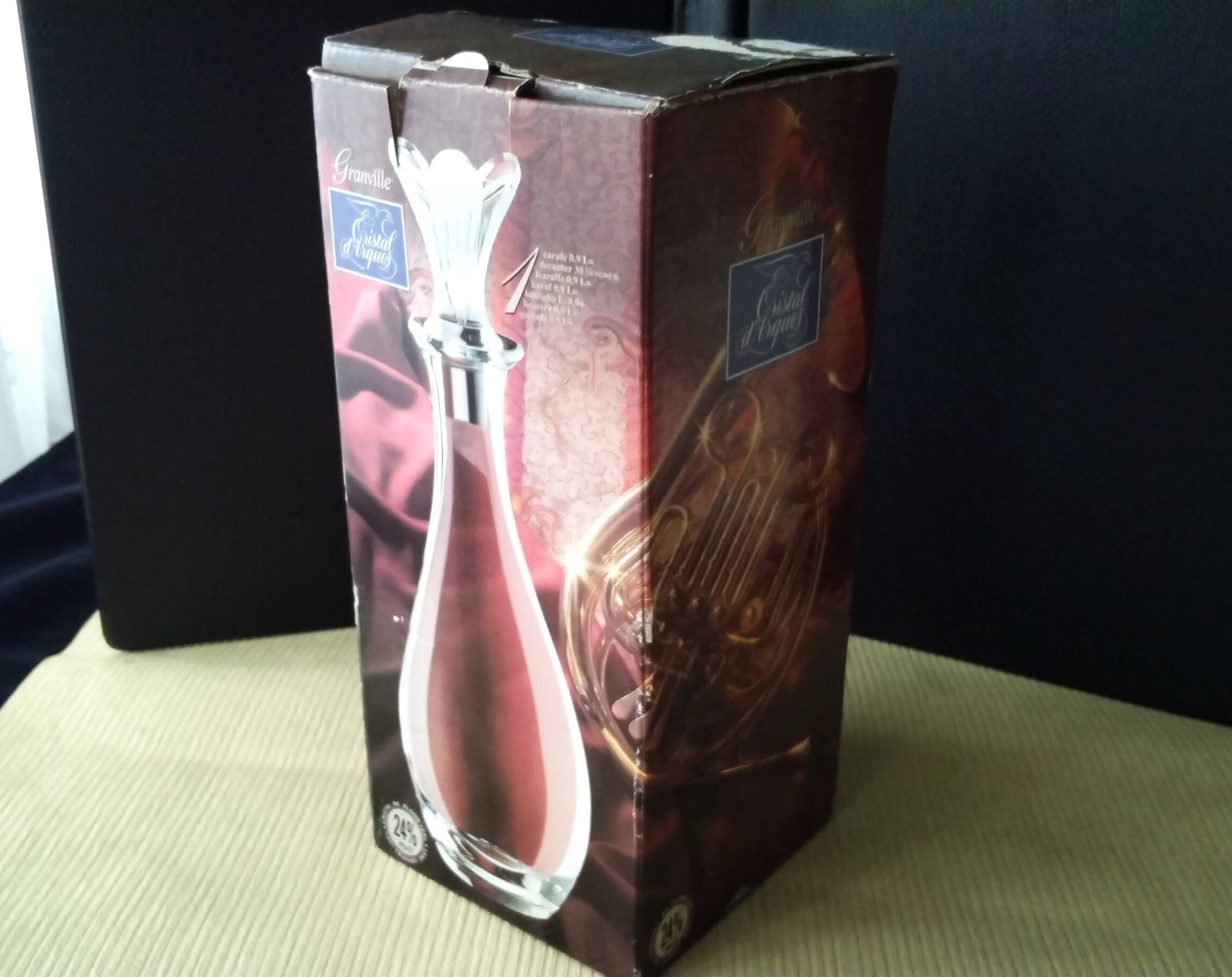 Carafe à décanter Cristal d'Arques  Modèle Granville