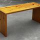 Table d'appoint vintage Ate Van Apeldoorn, pin, années 1970