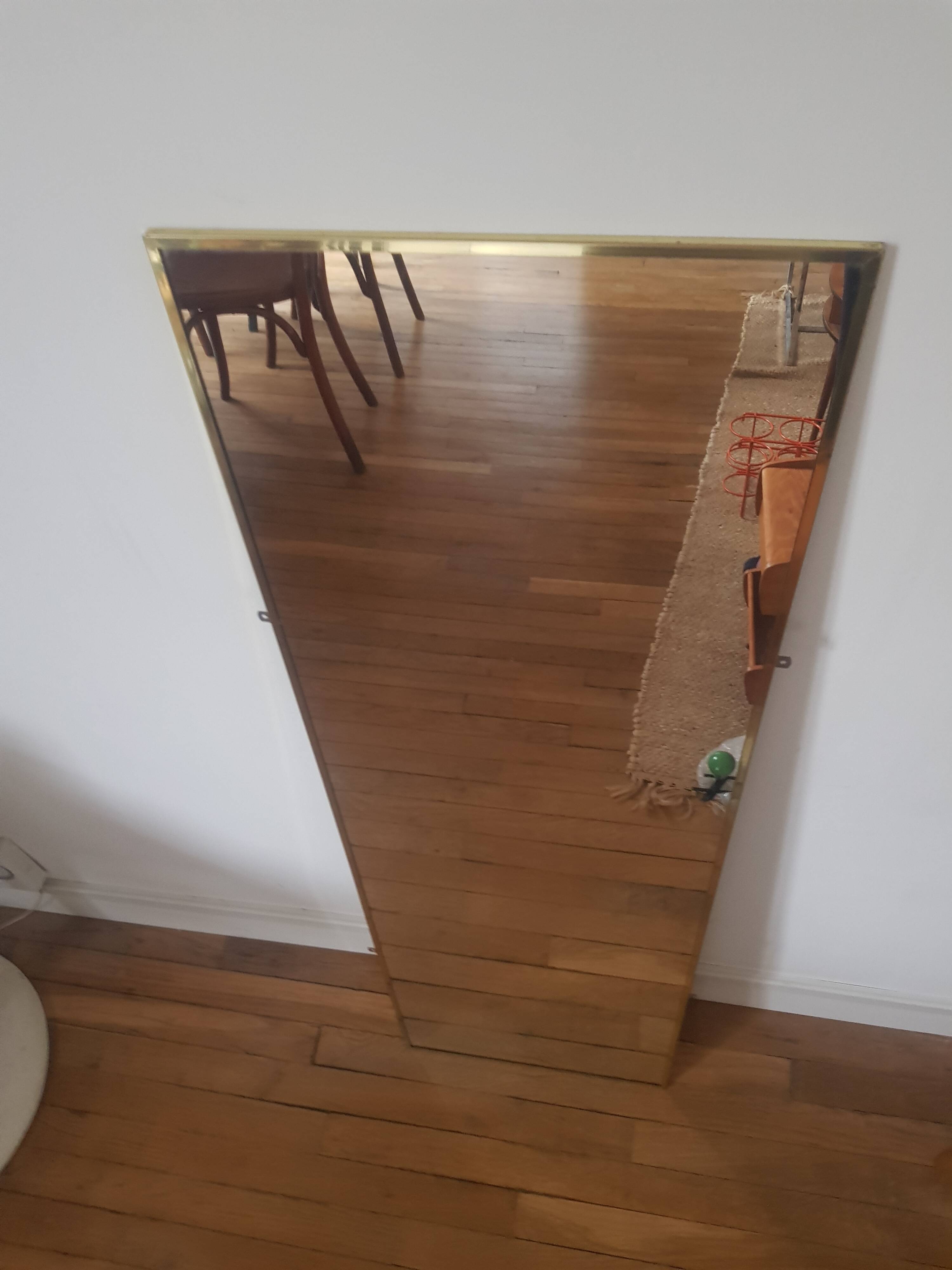 Vintage gold frame mirror