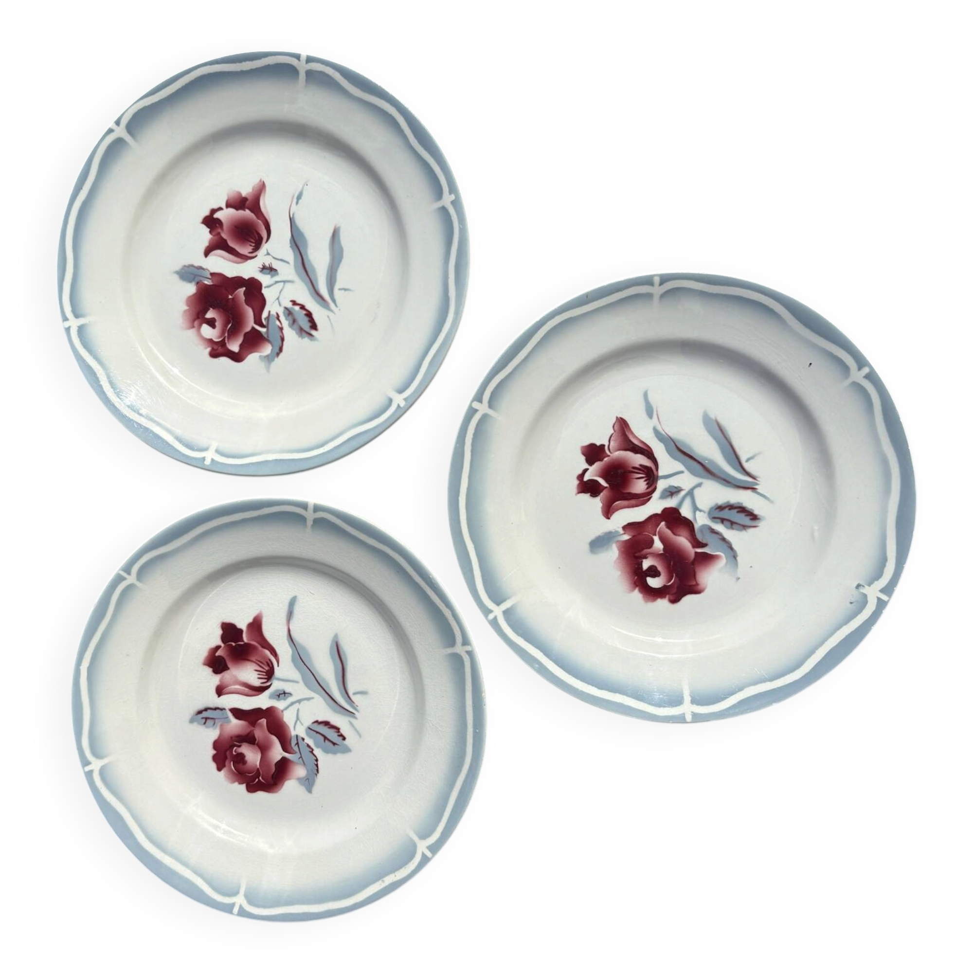 Assiettes Digoin Sarreguemines