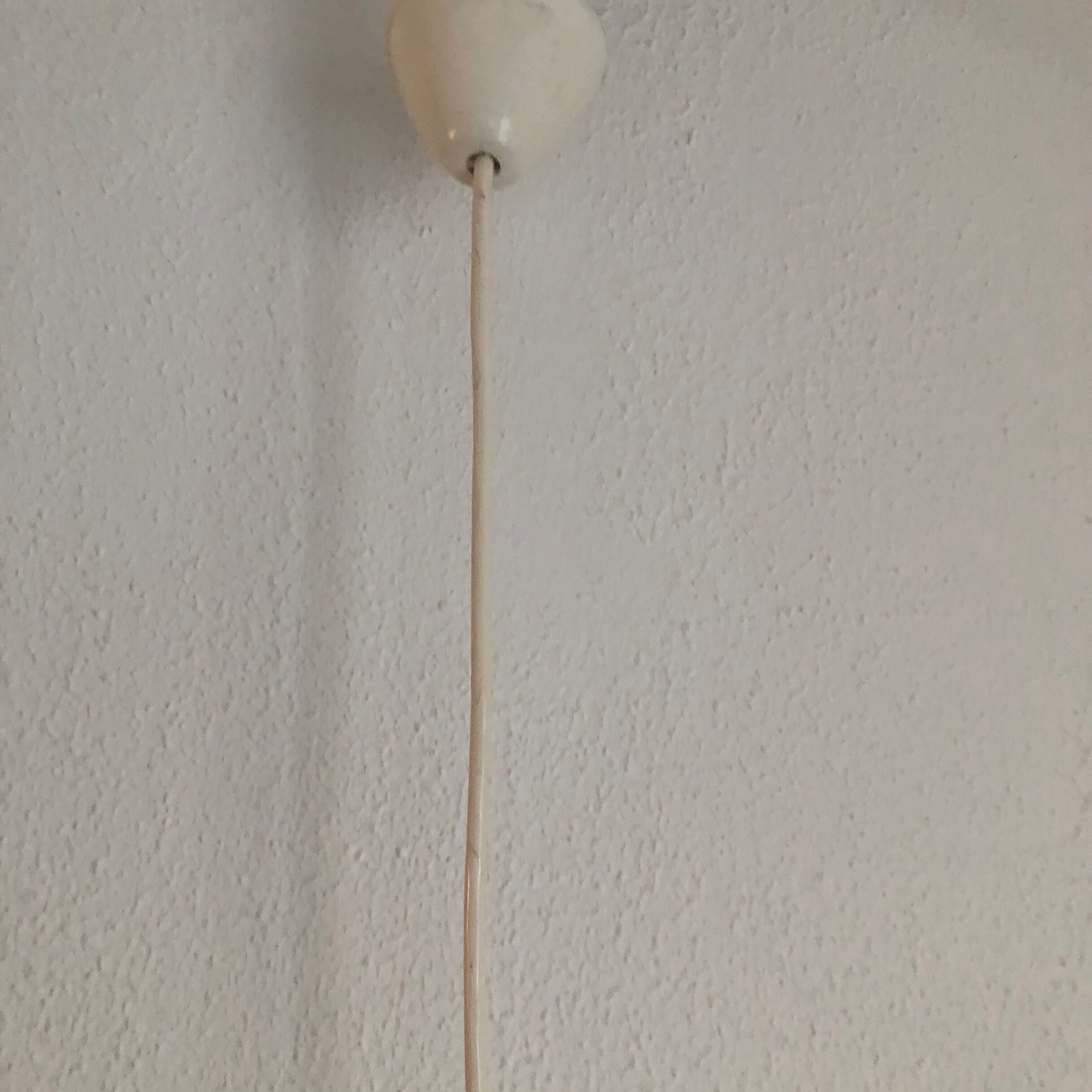 Suspension vintage 1950 opaline blanc - 60 cm