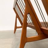 Mid-century minimalist teak canapé by Orla Mølgaard Nielsen for France & Søn / France & Daverkosen.