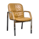 Vintage leather stacking chair by Klober Germany