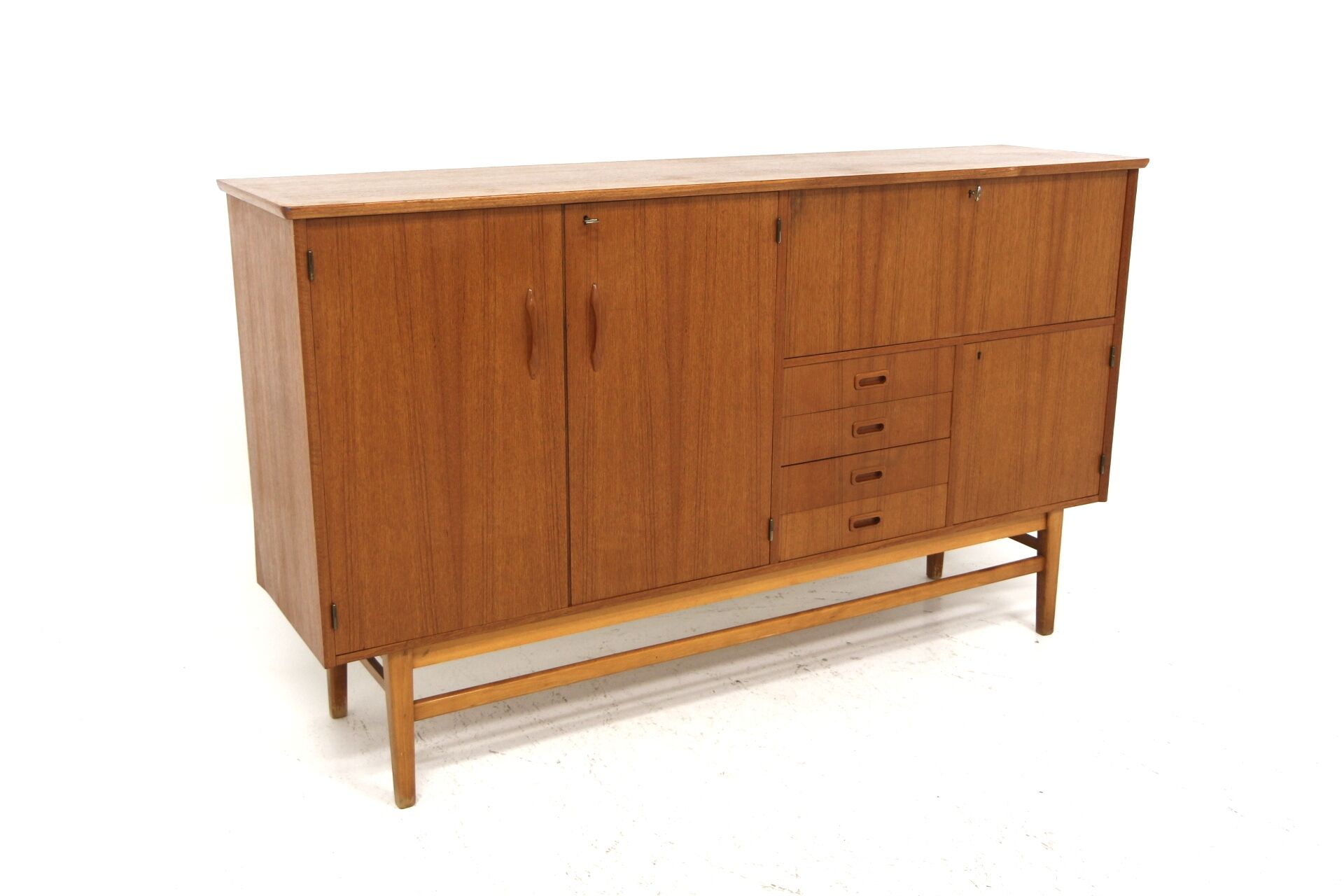Enfilade scandinave en teck, Suède, 1960