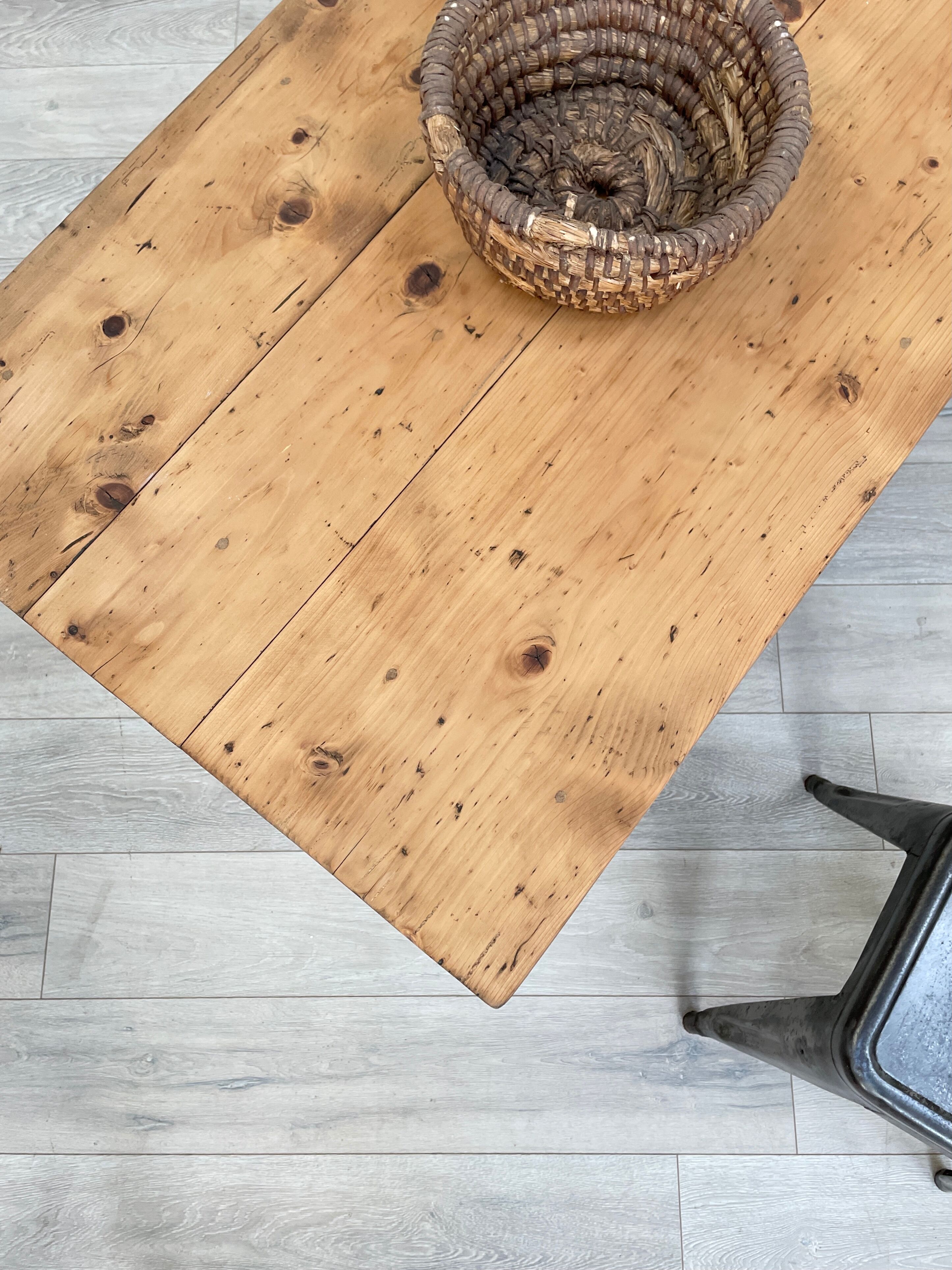 Vintage farmhouse table