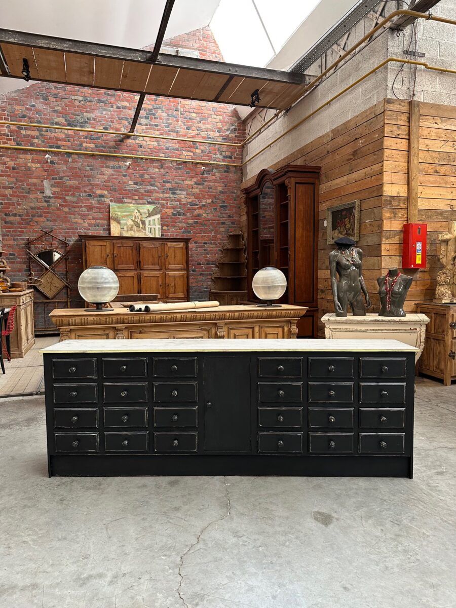 Workshop furniture from the early 20th century.