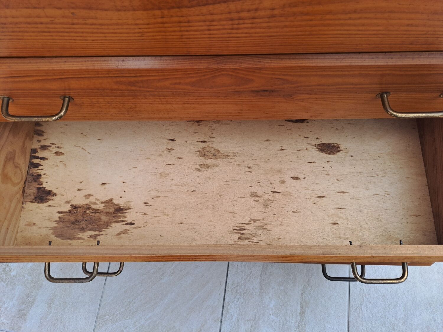 60s chest of drawers in pichpin and pine