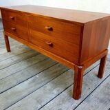 Commode basse danoise teck Aksel Kjersgaard Odder