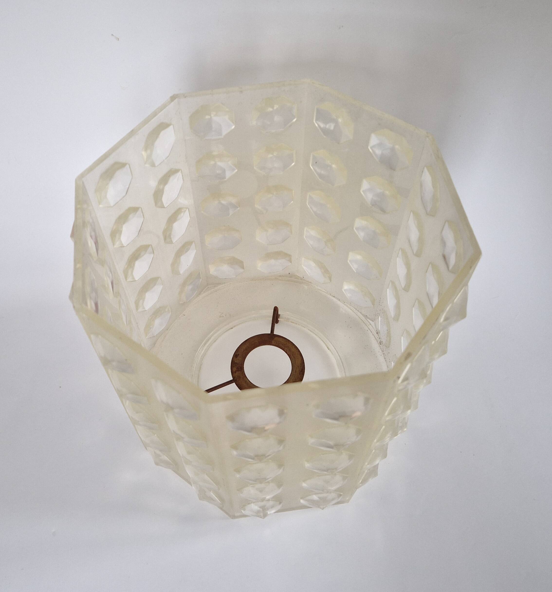 Modernist diamond suspension by Aloys Gangkofner, 1970s.