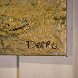 Enamelled canvas roosters by DEFFP 13 2000’s