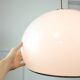 Mid-Century Large White Bud Pendant Lamp by Studio 6G for Guzzini, 1970s