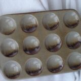 Set of 6 French stoneware snail dishes