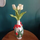 Vintage Dutch tulip vase
