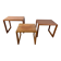 Tables gigognes en teck par Dyrlund, années 1960.