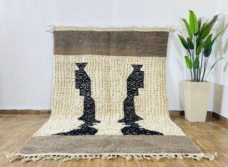 Beni Mrirt rug - handmade Moroccan rug size 150 x 250 cm.