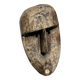 Large Timor mask in patinated wood H:50cm (2)
