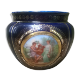 Cache pot in ancient faience