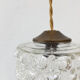 Suspension vintage en verre