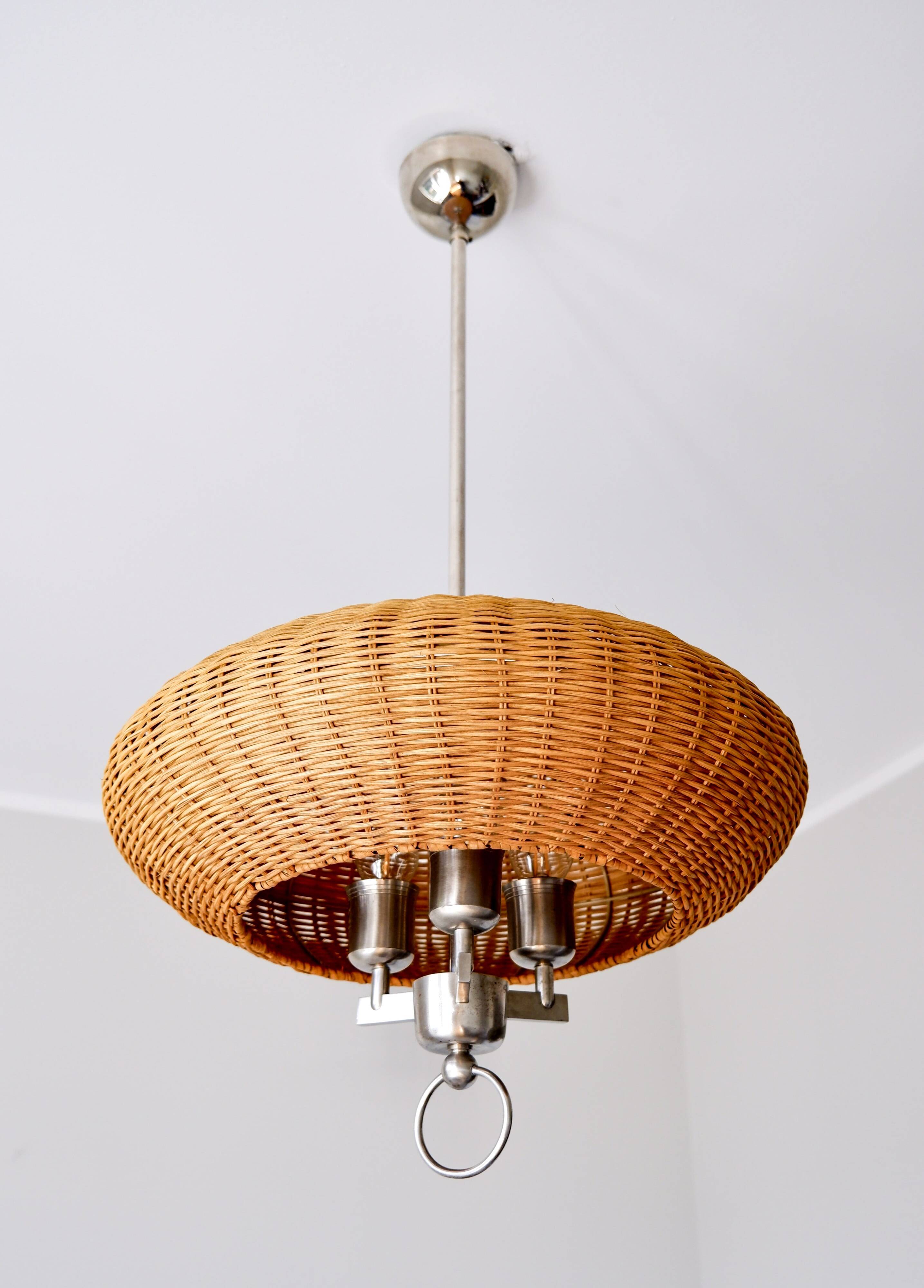 Paavo Tynell, model 1355 ceiling lamp manufactured by Taito in the 1940s