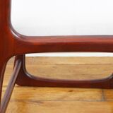 Chaise Baumann Traineau - Entièrement restaurée - Tissu, mousse & sangles : neuf