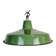 Lampe à suspension industrielle en émail vert, années 1960