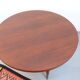 Vintage teak coffee table in 60s-70s style, retro style.